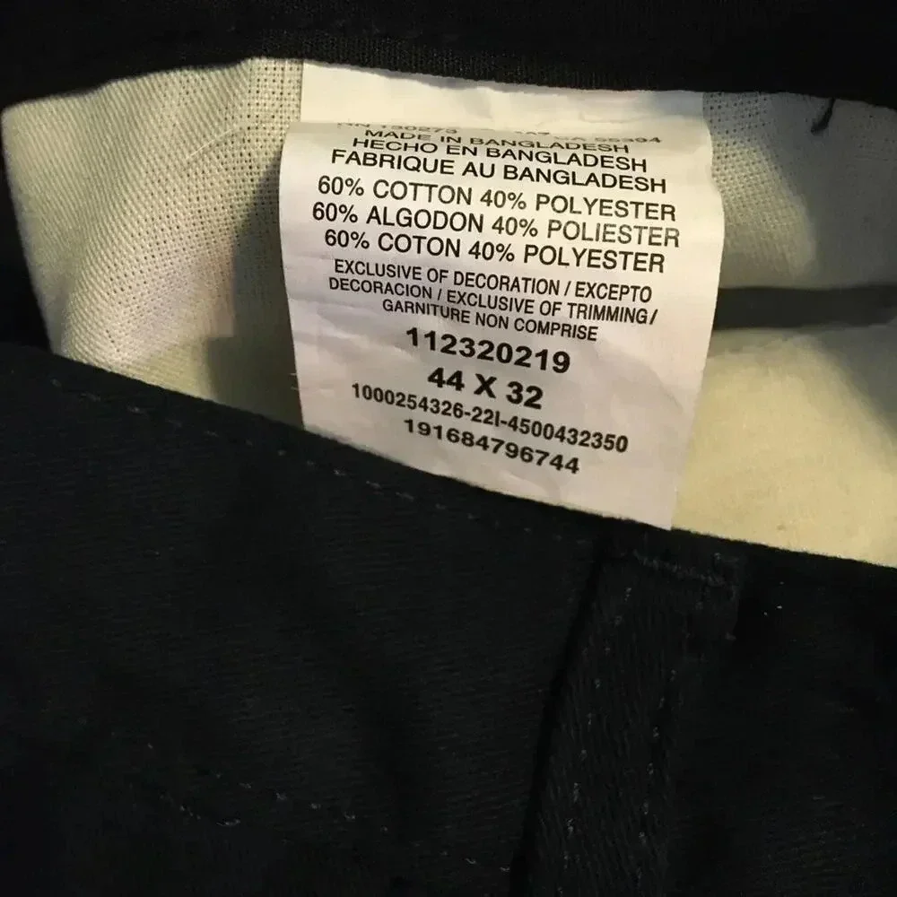 NEW Wrangler Men’s Size 44 x 32 Dark Sapphire Workwear Cargo Pants